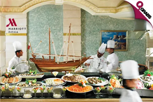 For QR49 Child/QR99 Adult Enjoy a Dinner Buffet at The Doha Marriott! (QR99/QR198 Value)